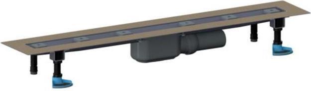 Dallmer shower channel CeraLine PLAN F 600mm, 523020, DN 50 Construction height 90mm (850 mm)