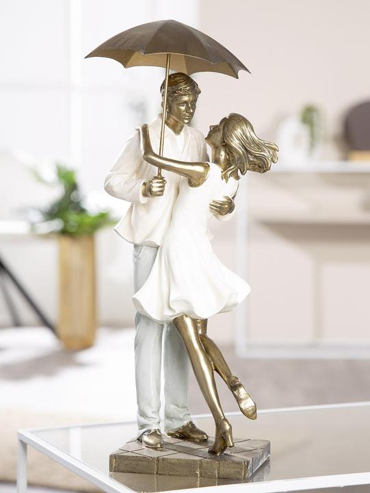 Actual product image Gilde Skulptur Paar Love in the rain