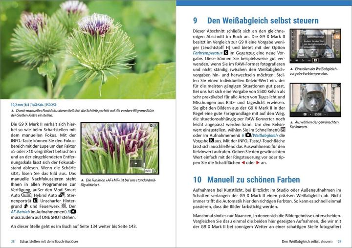 Actual product image Canon PowerShot G9X / G9 X Mark II - Für bessere Fotos von Anfang an! (German, Kyra Singer, Christian Singer, 2017)
