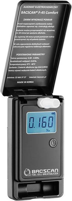 Actual product image Bacscan F-45 COMFORT electrochemical breathalyzer