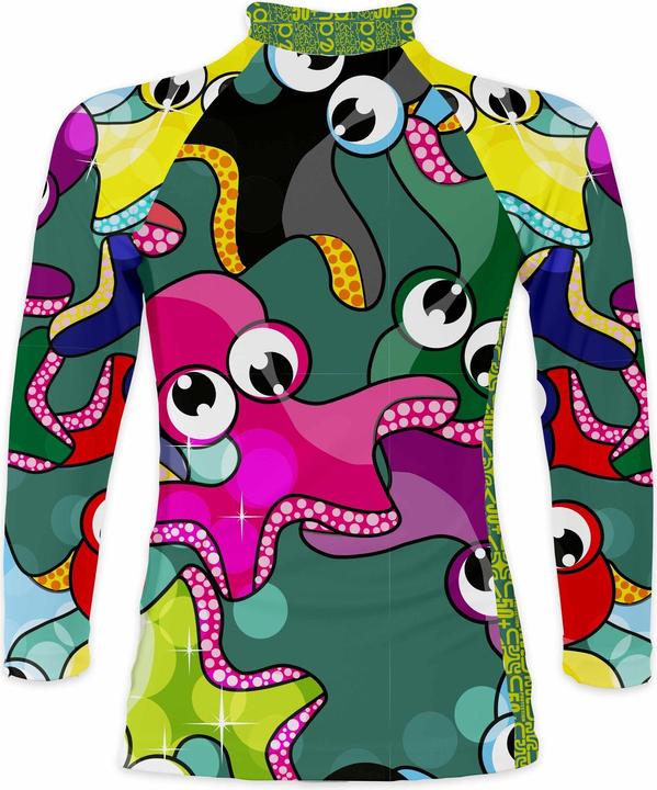 Actual product image Uvea Children's UV swim shirt arm Biarritz la mer monte (68, 70, 72, 74)