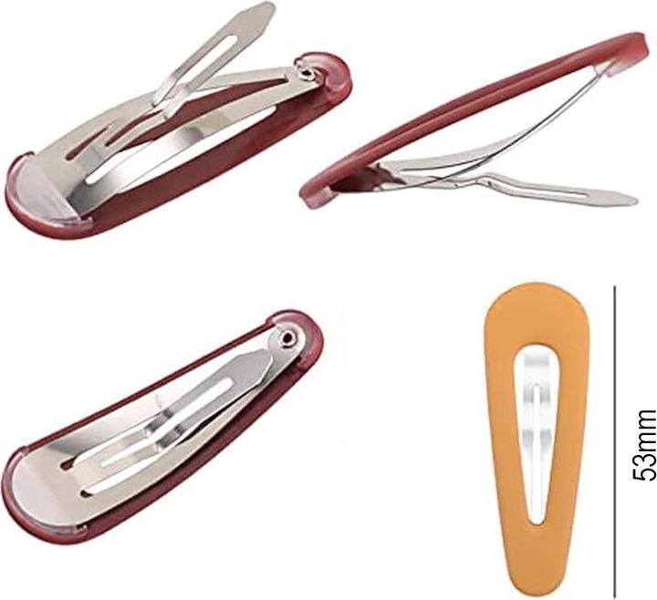 Actual product image ASMI 10 pieces hair clips multicolour (10 pcs.)