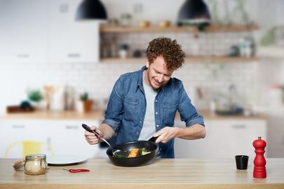 Actual product image Tefal G2550802 (32 cm, Frying pan, Cast aluminium)