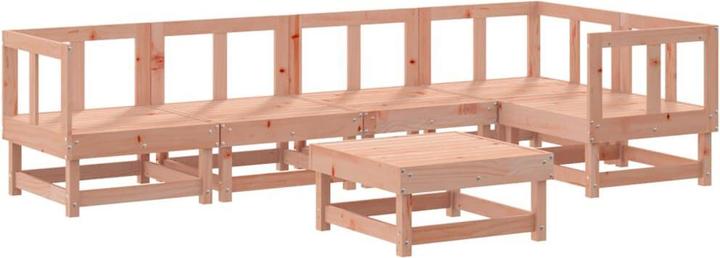 Actual product image VidaXL 6-tlg. Garten-Lounge-Set Massivholz Douglasie,Material