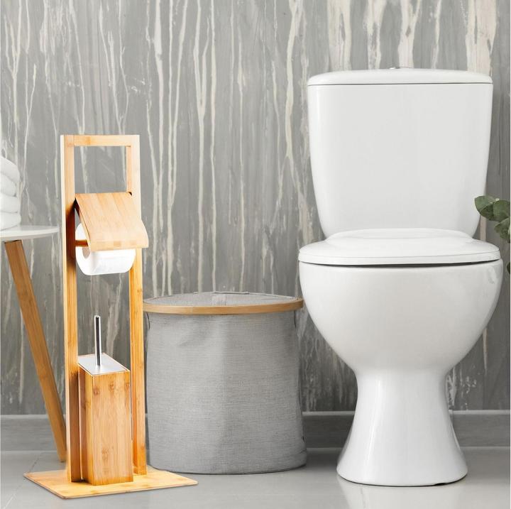 Immagine prodotto Relaxdays Set da toilette in bambù