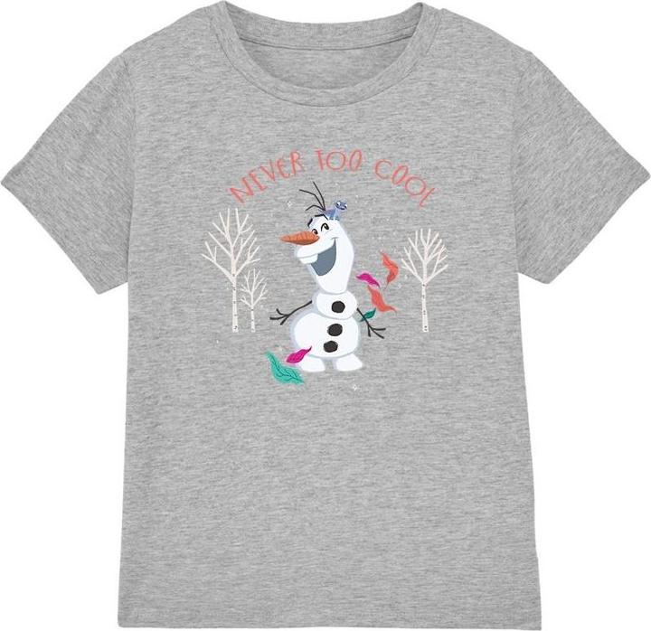 Actual product image Disney Frozen Childrens/Kids Never Too Cool Olaf T-Shirt (116)