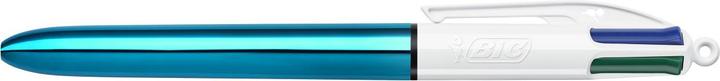 Produktbild Bic 4-Farb-Druckkugelschreiber ® 4 Colours® Shine, 0,4 mm, sort.Tubo-Display 20St (Multicolor, 20 x)