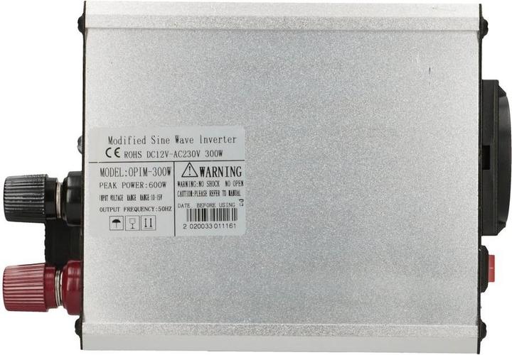 Produktbild Extralink CAR VOLTAGE CONVERTER -,, MODIFIED SINUS OPIM-300W power adapter/inverter Auto Metallic