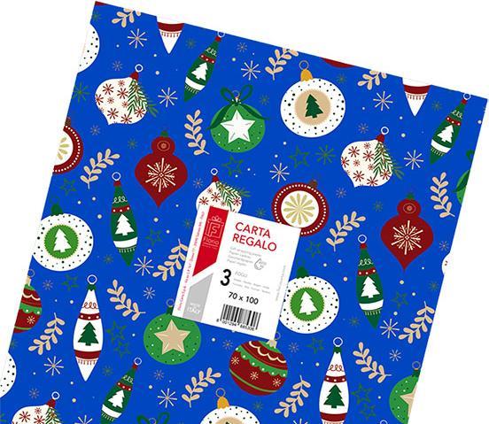 Produktbild Magni Geschenkpapier 70x100cm Weihnachten 3 Bogen (Geschenkpapier, 3 x)