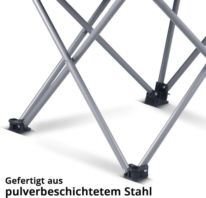 Produktbild Stahlwerk Campingstuhl Gartenstuhl Klappstuhl Anglerstuhl Faltstuhl Faltsessel