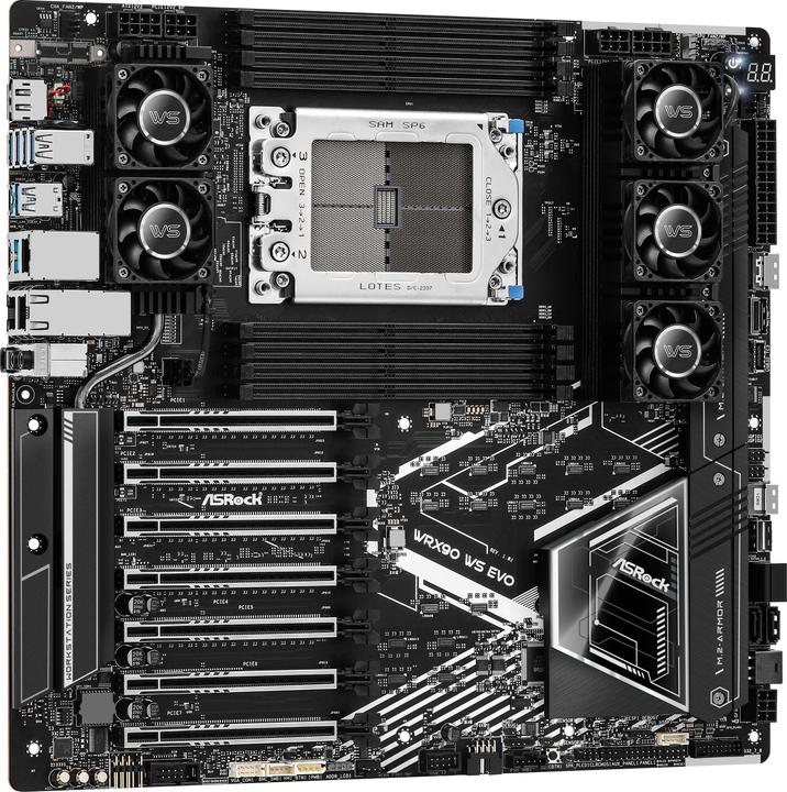 Produktbild AsRock WRX90 WS EVO (sTR5, AMD WRX90, E-ATX)