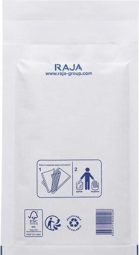 Produktbild Raja Luftpolster-Versandtaschen PMBL00C Papier Weiss (200 x)