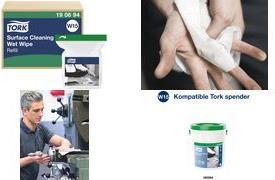 Image du produit Tork Recharge de lingettes nettoyantes humides pour surfaces, 1 épaisseur 190694 Quantité : 232 pcs. (232 pcs)