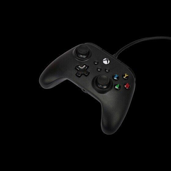 Actual product image PowerA Nano Improved Wired Controller by for Xbox Series X|S - Black (Xbox Series X, Xbox Series S, PC)