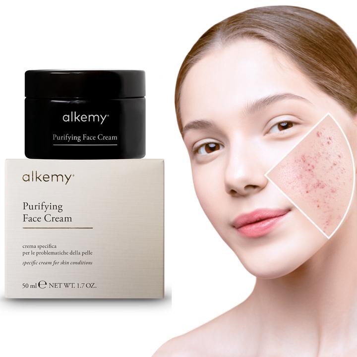 Immagine prodotto Alkemy Crema Anti Brufoli e Imperfezioni - Cosmetica Naturale - Trattamento Acne (Crema 24h)