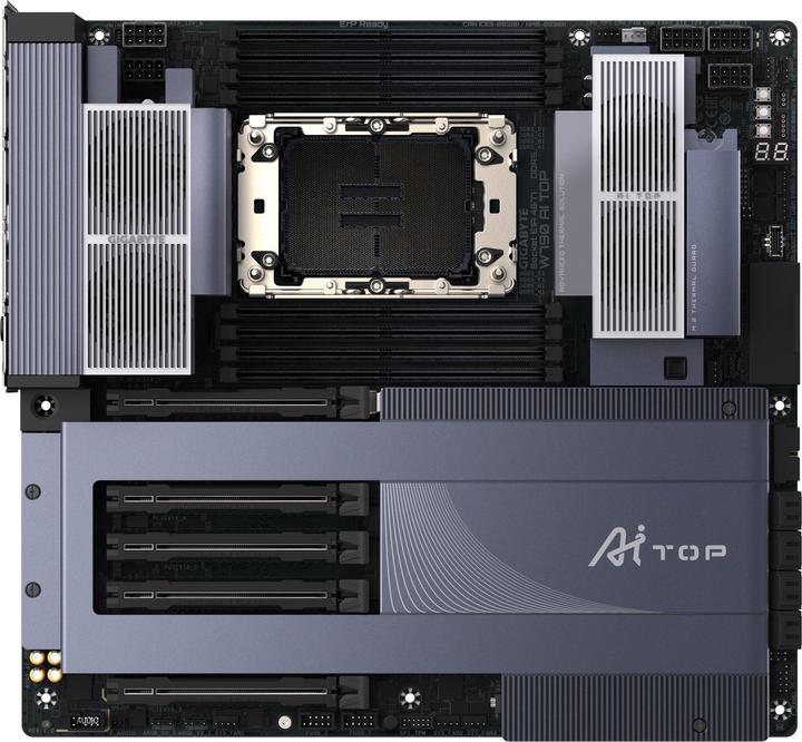 Actual product image Gigabyte 4677 W790 AI TOP E-ATX (LGA 4677, Intel W790, E-ATX)