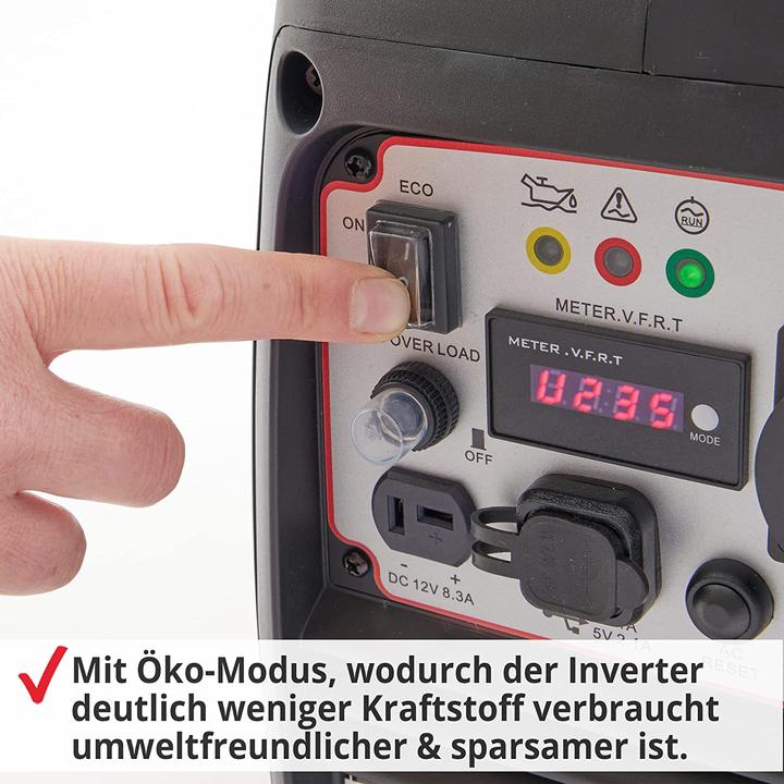 Immagine prodotto Hecht Generatore inverter IG 2201 (2000 W, 4 l)