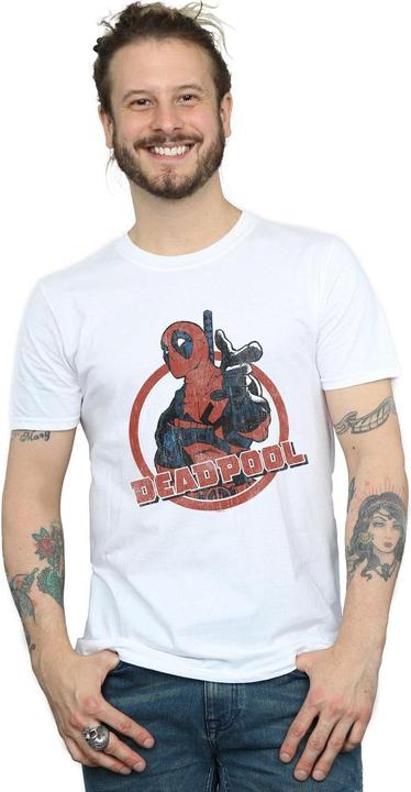 Image du produit - T-shirt DEADPOOL GUN FINGER - Homme (XL)