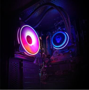 Produktbild Spirit Of Gamer Kit Watercooling Liquidforce Cooler RGB 120mm (Noir)