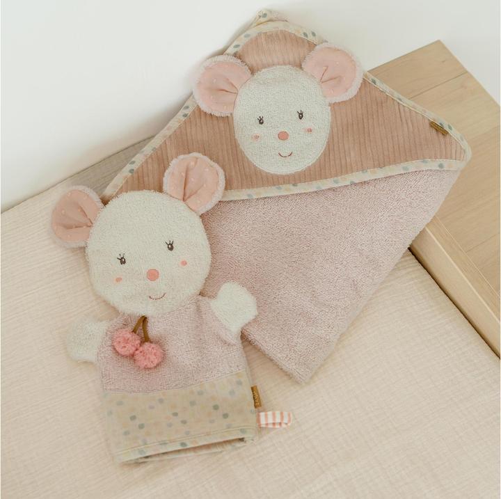 Actual product image Fehn Baby washing glove mouse