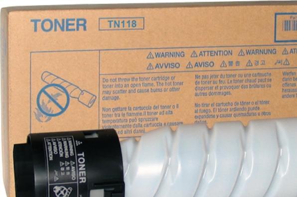 Actual product image Konica Minolta Original TN-118 Toner black 12,000 pages (A3VW050) (FC)