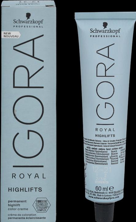 Image du produit Schwarzkopf Professional Couleur de cheveux Igora Royal Highlifts (12-21 Blond cendré spécial Highlifts)