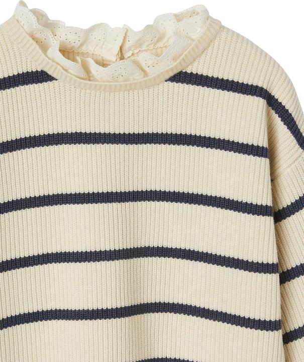 Actual product image Vertbaudet Mädchen Pullover mit Volantkragen, Capsule Collection MAMA, TOCHTER & BABY Oeko-Tex (104)