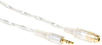 Actual product image 5 meter High quality audio connection cable 1x 3.5mm jack male - 1x 3.5mm stereo jack female (5 m, 3.5mm jack (AUX))