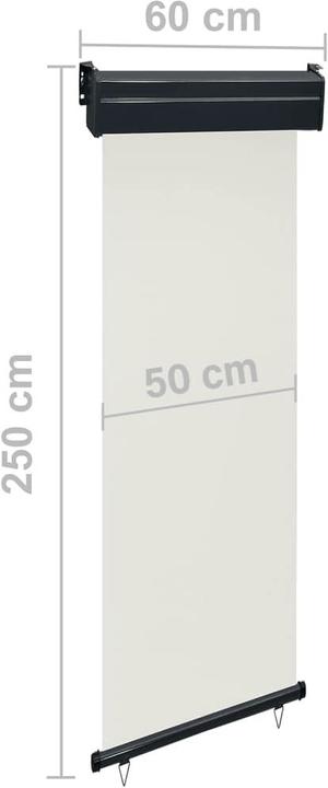 Produktbild VidaXL Seitenmarkise (0.60 m)