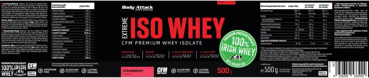 Immagine prodotto Body Attack Extreme Iso Whey Professional (Fragola, 1 pz., 1800 g)