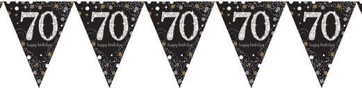 Actual product image Amscan Garland 70 Years "Happy Birthday