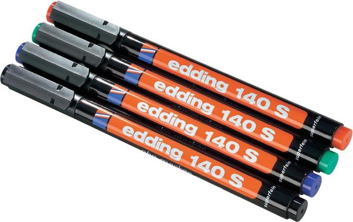 Actual product image Edding Ohp (Blue, Green, Red, Black, 0.30 mm, 4 x)