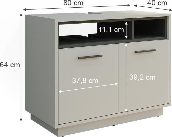 Immagine prodotto Vicco Beatrice (80 x 40 x 64 cm)