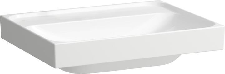 Actual product image Laufen Meda countertop washbasin, polished, 600x460mm, without tap hole, without overflow (460 mm, 600 mm)