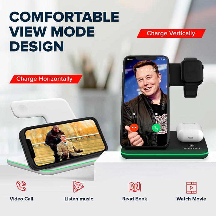 Immagine prodotto Canyon Wireless Dock 3in1 (15 W)