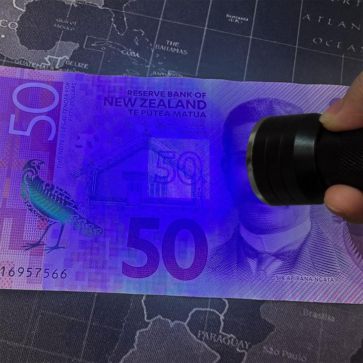 Image du produit Casativo 2in1 UV-Taschenlampe und Geldschein-/Ausweisprüfer, 21 LEDs, Batteriebetrieb (9.70 cm)