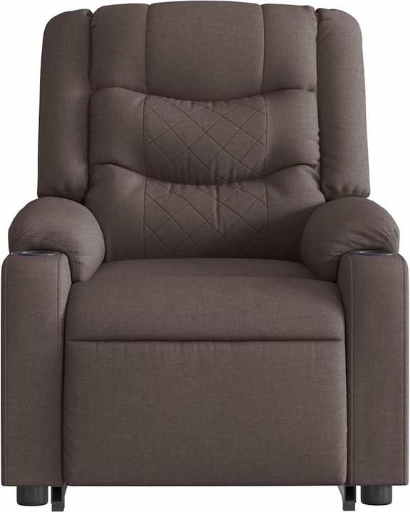 Produktbild VidaXL Massagesessel mit Aufstehhilfe Dunkelbraun Stoff
