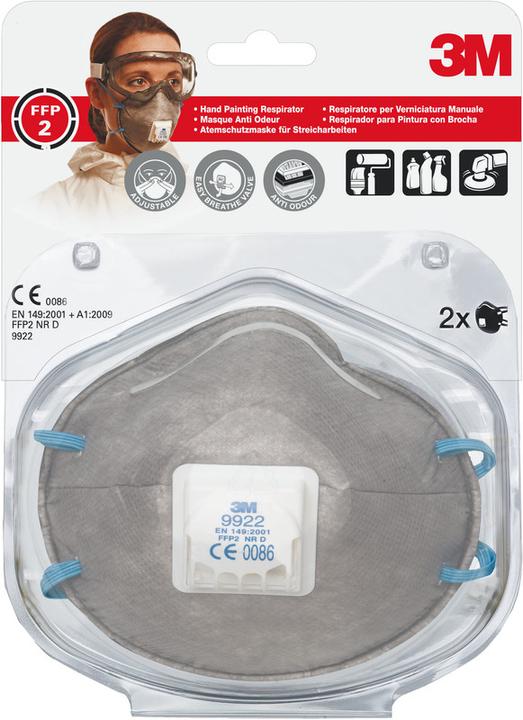 Produktbild 3M Atemschutzmaske, weiss (FFP2, 1 x)