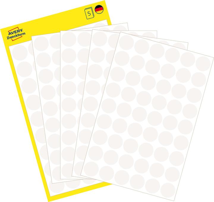 Produktbild Avery Markierungspunkte weiss