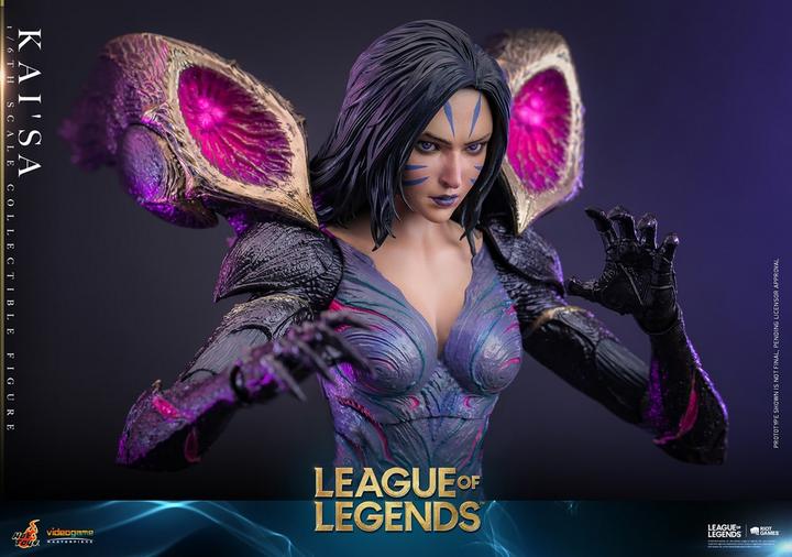 Actual product image Hot Toys League of Legends figurine Video Game Masterpiece 1/6 Kai'Sa 29 cm
