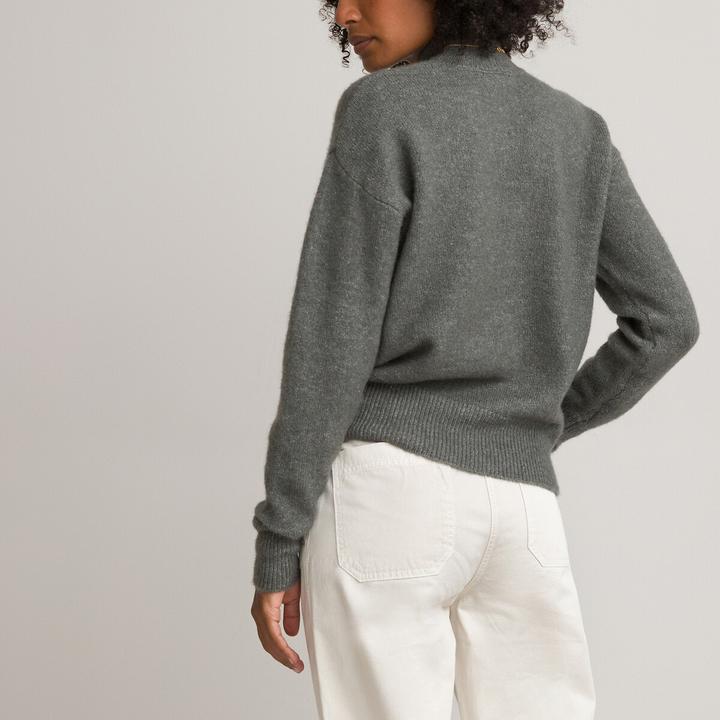Produktbild La Redoute Collections Pullover mit Stehkragen (S)