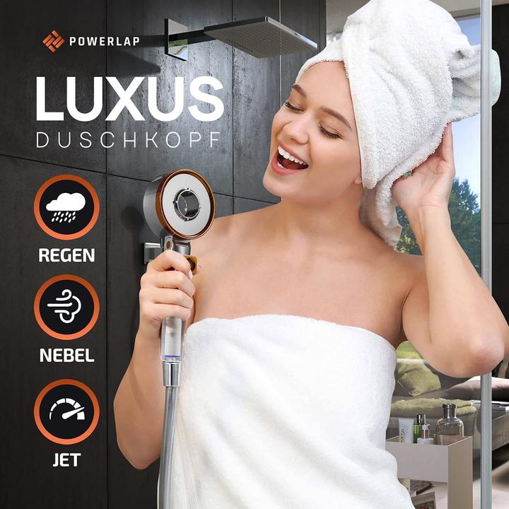 Produktbild Powerlap Duschkopf mit Filter (3 Strahlarten)