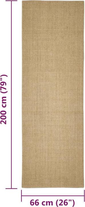 Produktbild VidaXL Cat (200 cm, Hellbraun)