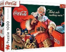 Produktbild Trefl Puzzle 1000 - Santa Claus trinkt Coca Cola (1000 Teile)
