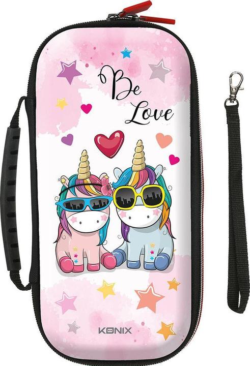 Konix Mythics Unicorn Pro Carry Case be love (Switch Lite, Switch OLED)