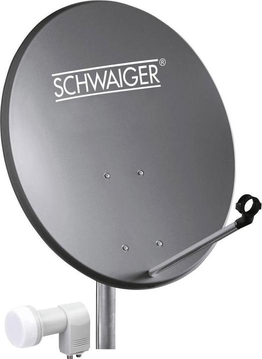 Produktbild Schwaiger SAT Anlage 60 cm Twin-LNB (Parabolantenne, DVB-S / -S2)