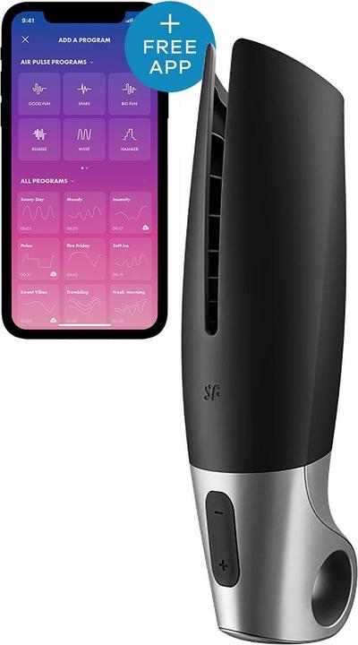 Actual product image Satisfyer Power Masturbator - Black / Silver