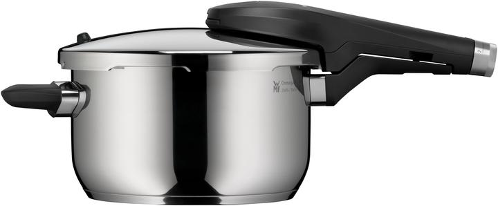 Produktbild WMF Schnellkochtopf 4,5l Dampfkochtopf Perfect Premium Induktion Edelstahl 18/10 (22 cm, Dampfkochtopf, Edelstahl)