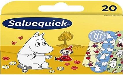 Immagine prodotto Salvequick Fette di Moomin per bambini 20 pezzi. (200 ml)