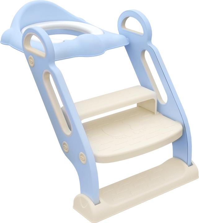 Immagine prodotto Swisshandel24 Sedile da toilette per bambini, istruttore da toilette con gradini, maniglia, attacco da toilette